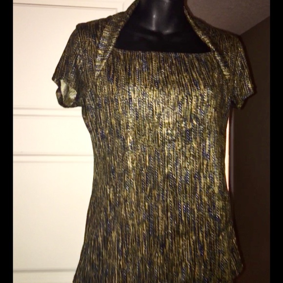 💰 Patterned velvety top - Picture 1 of 6
